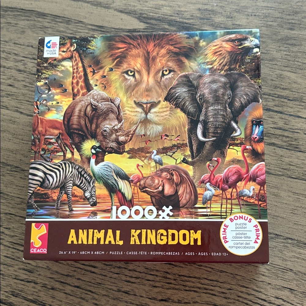Animal Kingdom 1000 Piece Puzzle